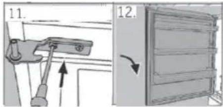 HAIER HTW7720CNMM - Aufstellungsschritte (Abb. 10.9): - 6