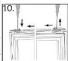 HAIER HTW7720CNMM - Assembly steps (Fig. 10.9): - 10