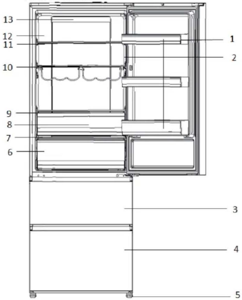 HAIER HTW7720CNMM - Afbeelding van het apparatusat (afb. 3) - 2