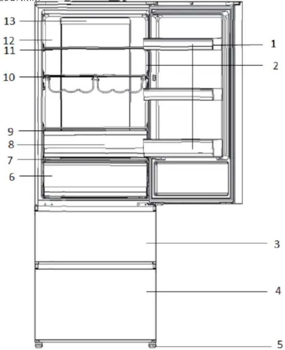 HAIER HTW7720CNMM - Kép a készülékröl (3. ábra) - 2