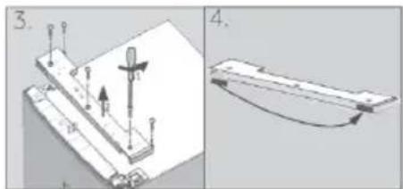 HAIER HTW7720CNMM - Aufstellungsschritte (Abb. 10.9): - 2