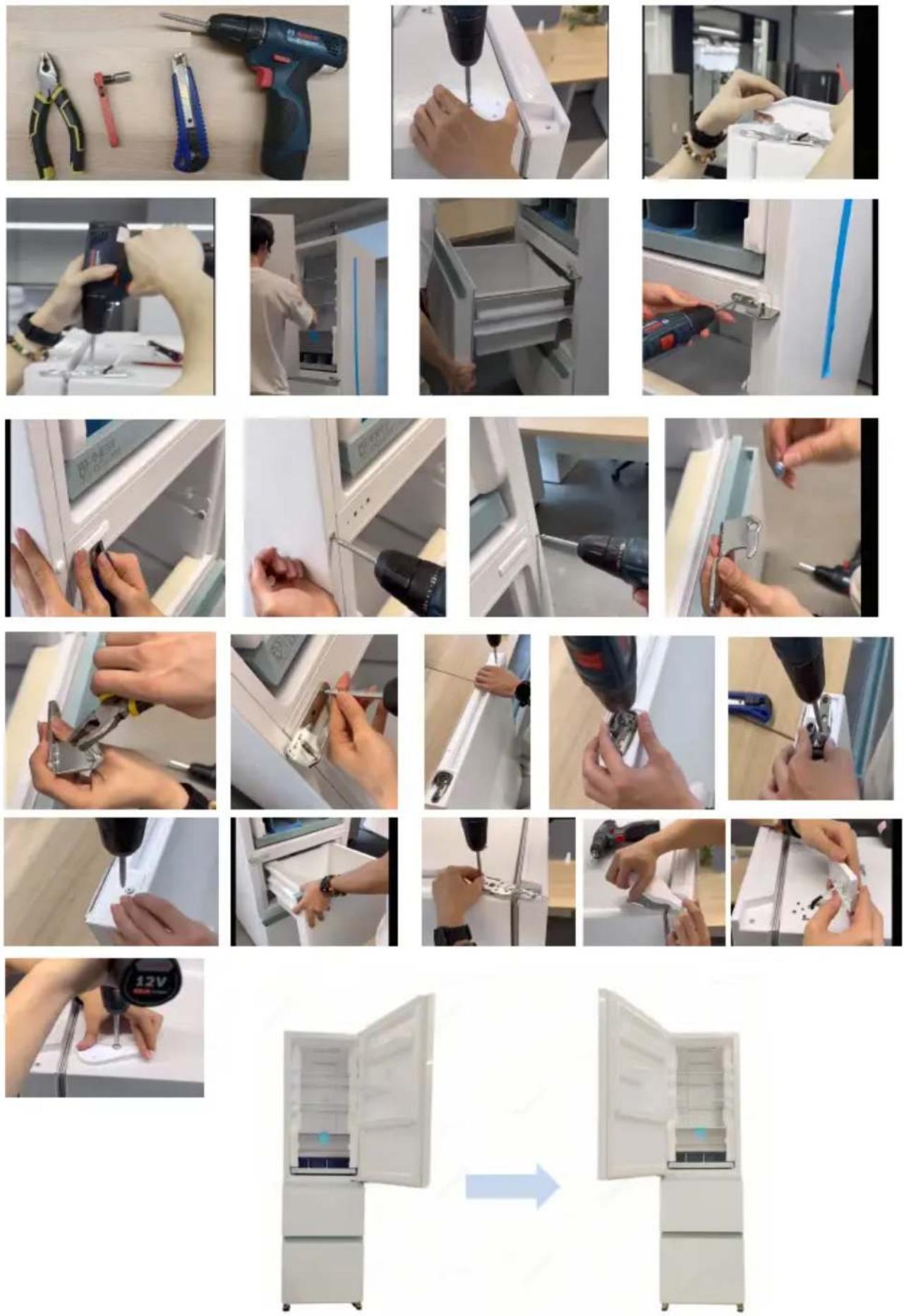 HAIER HTR3518ENMT - Assembly steps - 1