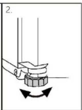 HAIER HTR3518ENMT - Alignement de l'appareil - 2