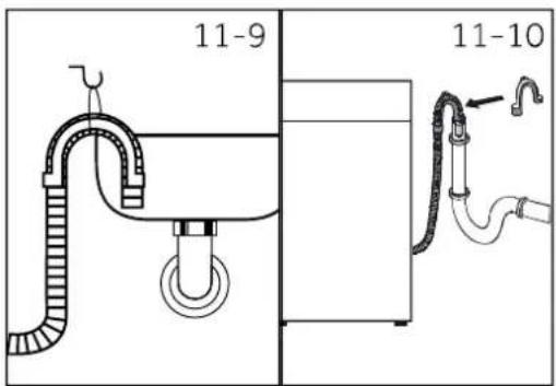 HAIER HW80-BP14357TU1 - Drain hose to waste water connection - 1