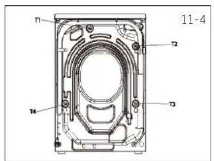 HAIER HW80-BP14357TU1 - Dismantle the transportation bolts - 1