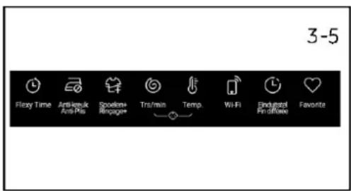 HAIER HW80-BP14357TU1 - Touches de fonction - 1