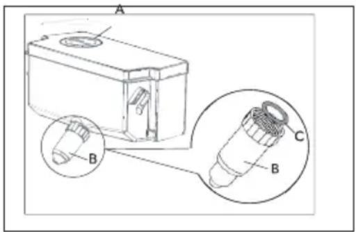 HAIER HCR39F19EWPT - Watertank plaatsen - 1