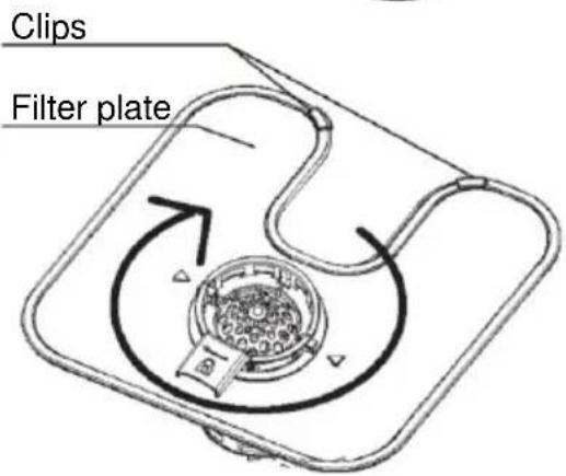HAIER XH 4C4F1S - Replacing the filter: - 2
