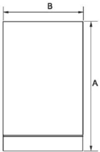 HAIER XH 4C4F1S - Productafmetingen - 1