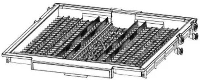 HAIER XH 4C4F1S - Korb für Besteck/Küchenutensilien - 1