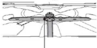 HAIER XH 4C4F1S - De bovenste sproeiarm reinigen - 1