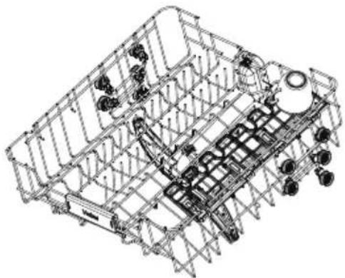 HAIER XH 4C4F1S - Klappbare Tasseneinsätze - 1