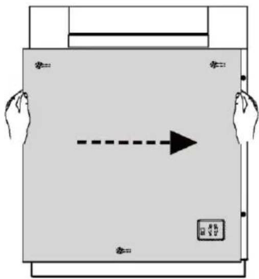 HAIER XH 4C4F1S - Attaching the customised door panelling - 4