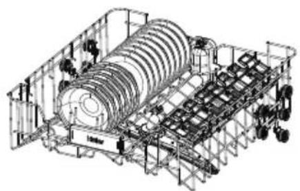 HAIER XH 4C4F1S - Obere Körbe - 1