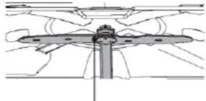 HAIER XH 4C4F1S - Cleaning the upper spray arm - 1