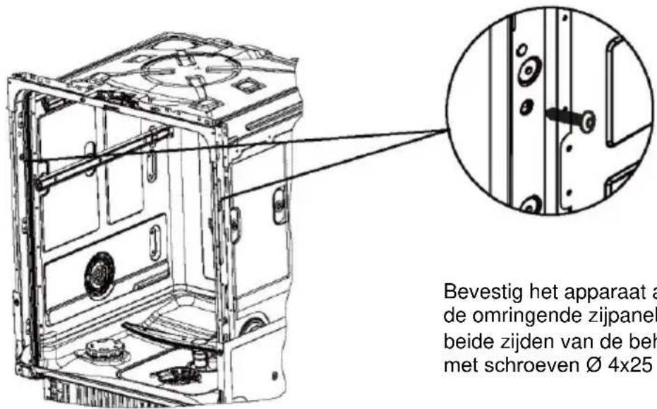 HAIER XH 4C4F1S - Het apparaat vastzetten - 1