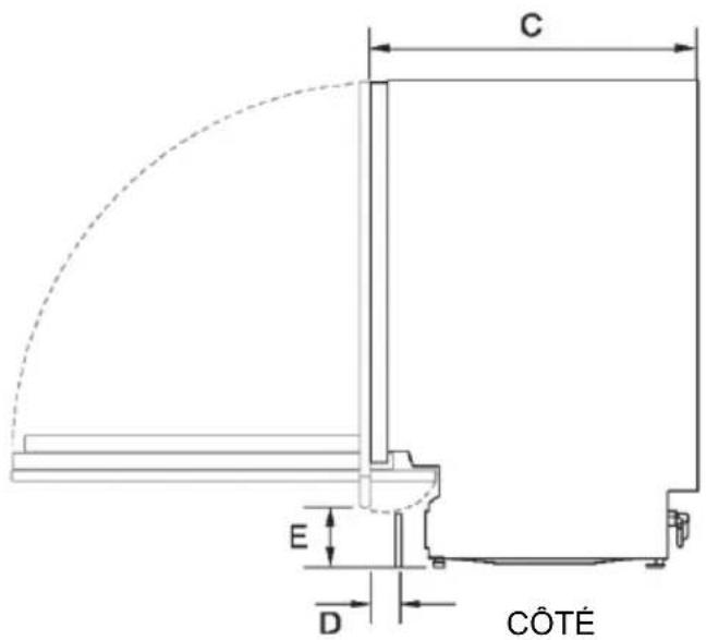 HAIER XH 4C4F1S - Dimensions du produit - 2