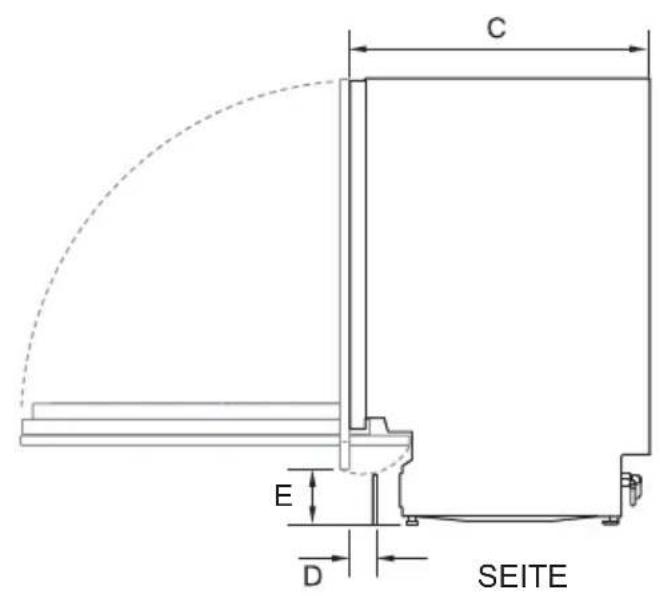 HAIER XH 4C4F1S - Produktabmessungen - 2
