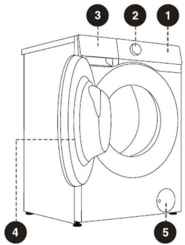 HISENSE WF5I1045BBQ - AVANT - 1