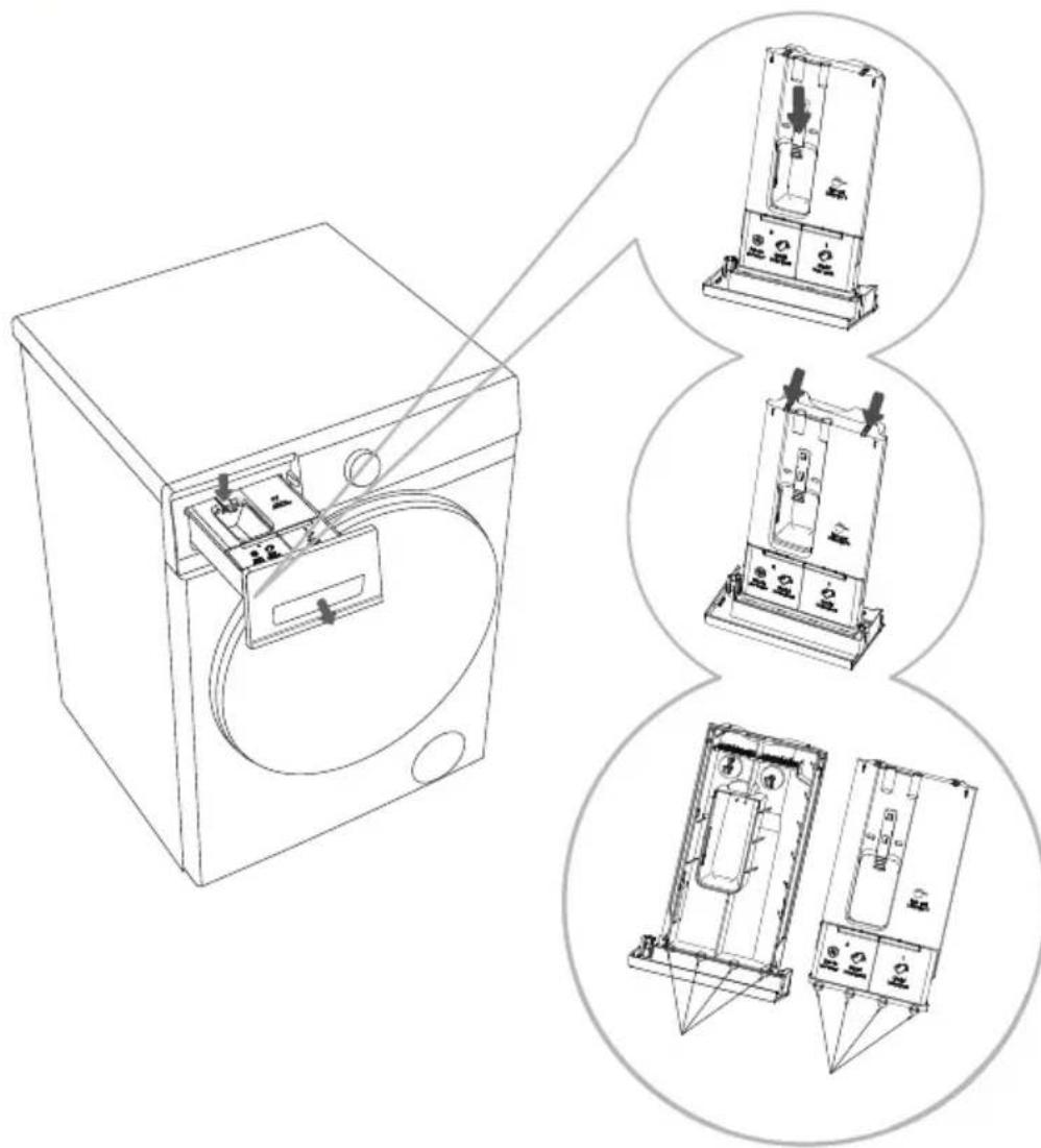 HISENSE WF5I1045BBQ - NETTOYAGE DU TIROIR À DÉTERGENT - 2