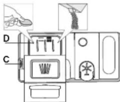 HOTPOINT HA6IB16B2M6L0 - REMLIR LE DISTRIBUTEUR DE DÉTERGENT - 1