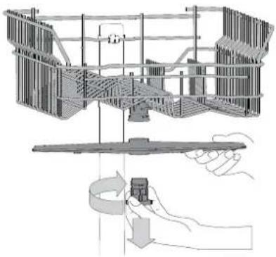 HOTPOINT HA4ID11CS80 - NETTOYER LES BRAS D'ASPERSION - 1
