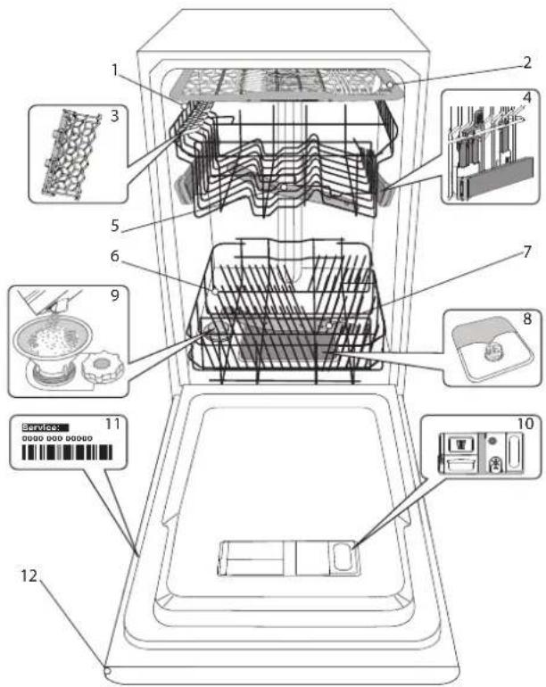 HOTPOINT HA4ID11CS80 - DESCRIPTION DU PRODUIT - 1