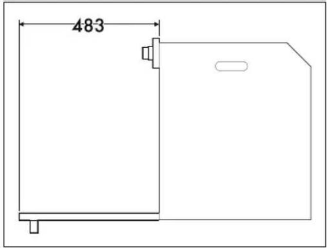 SMEG SF67C1AO - Dimensions hors tout de l'appareil (mm) - 5
