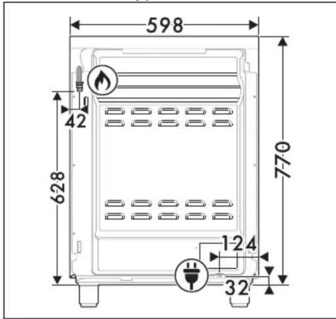 SMEG CO60GMAN2 - Dimensions de l'appareil - 1