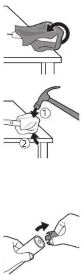 PHILIPS Sonicare HX6816 - Removing the rechargeable battery - 1