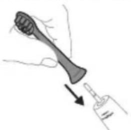 PHILIPS Sonicare 6800 Series HX3792 - Установка чистящей насадки - 1