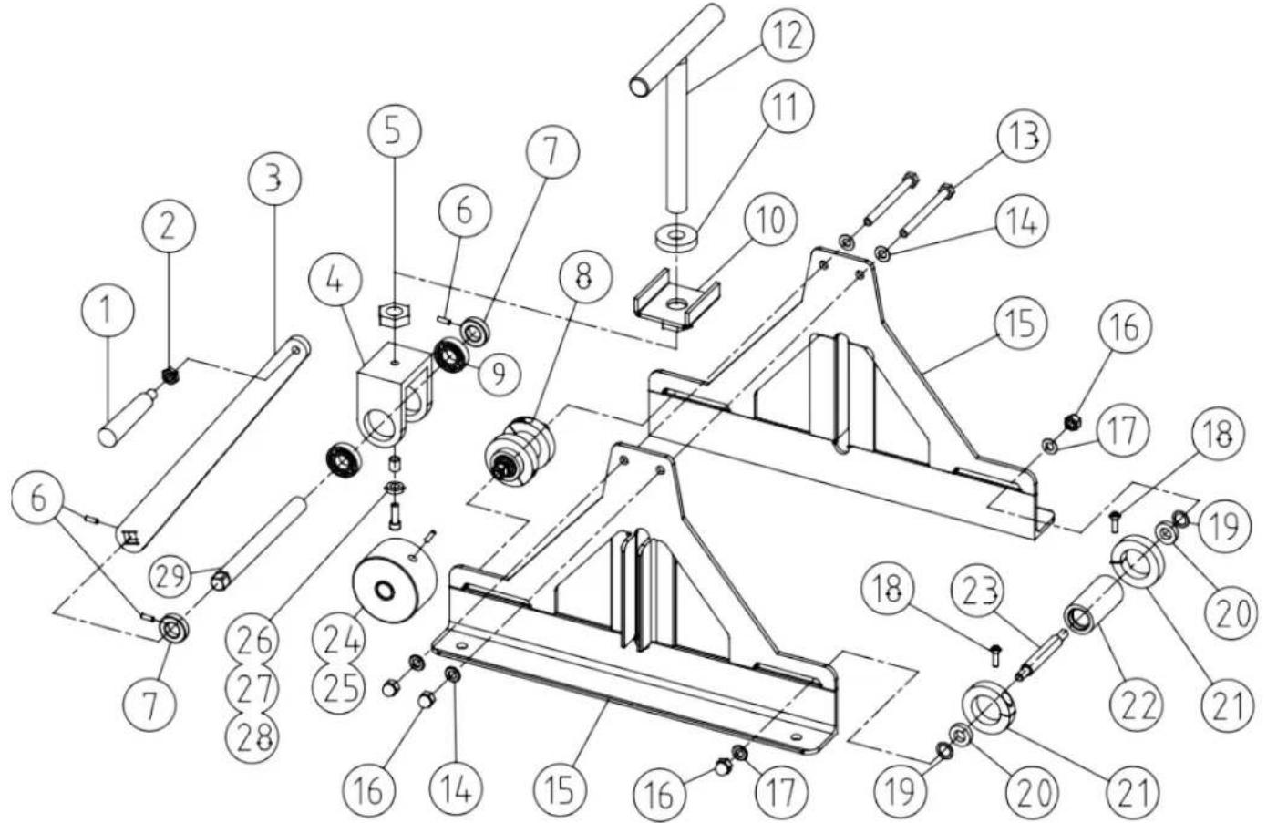 MSW TRB-3030 - Beskrivelse af enheden - 1