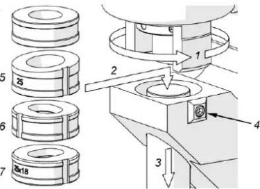 MSW HPM-02 - Installing the punch and die - 4