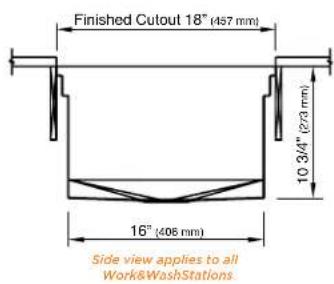 The Galley Ideal Workstation 4S - Left Hand Drain Orientation - 1