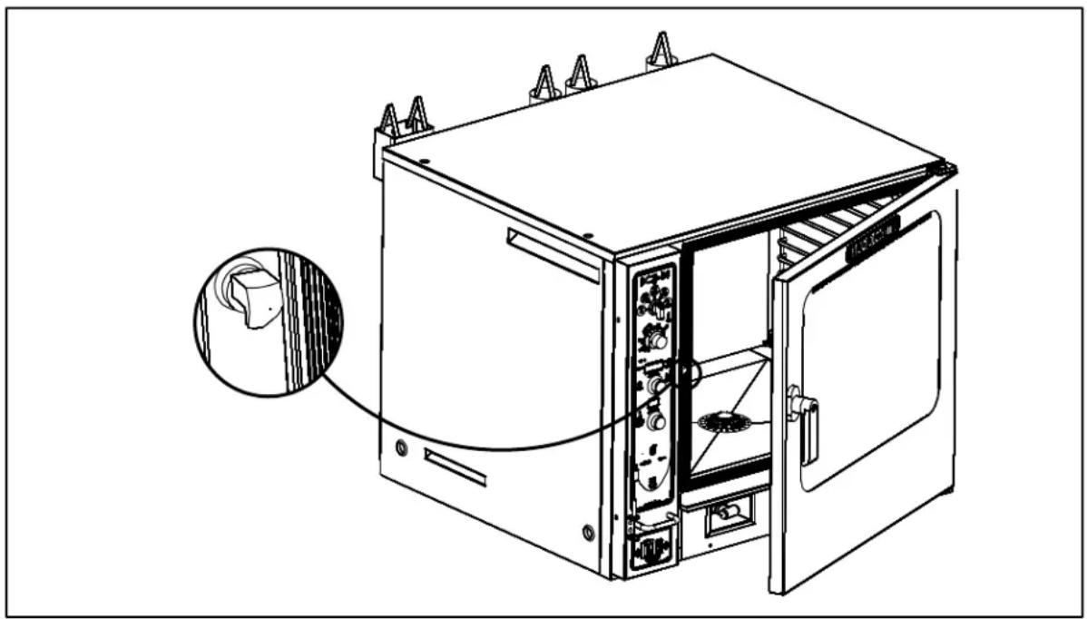 Blodgett CNVX-14G - AJUSTEMENT DE LA PORTE - 1