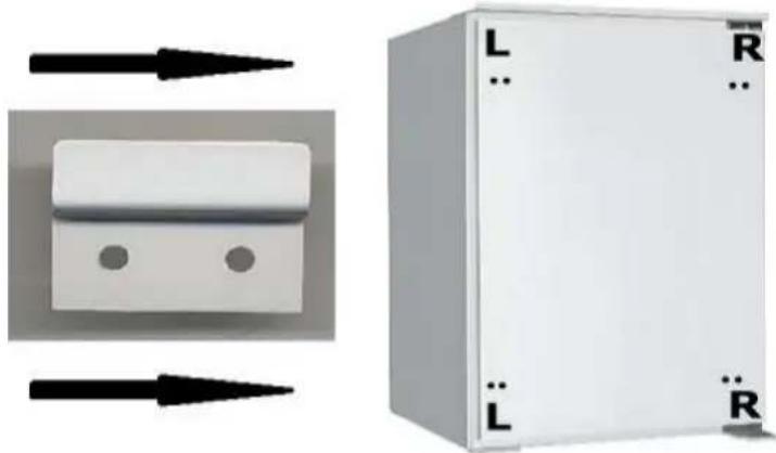 PKM KS120.4A++EB - POUR MONTER LE DISPOSITIF POUR OUVRIR RESPECTIVEMENT FERMER LA PORTE PROCEDEZ COMME SUIT : - 1