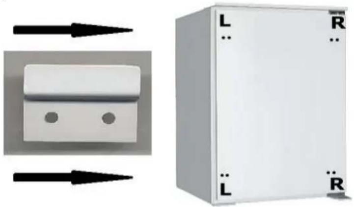 PKM KS120.4A++EB - TO FIX THE SLIDING FRIDGE HINGE, PROCEED AS FOLLOWS: - 1
