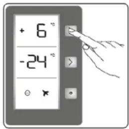 DE DIETRICH DFC6020NA - Cooler temperature settings - 1