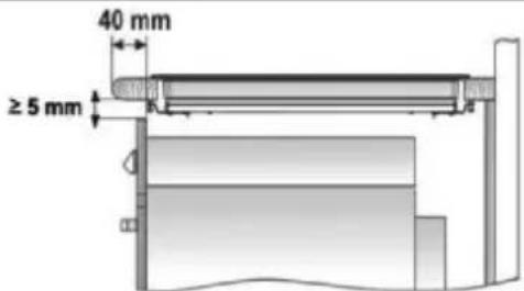 DE DIETRICH DPV4605HB - Distances minimales / Minimum distances - 2