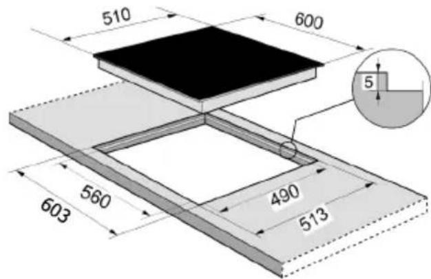 DE DIETRICH DPV4605HB - Dimensions - 2