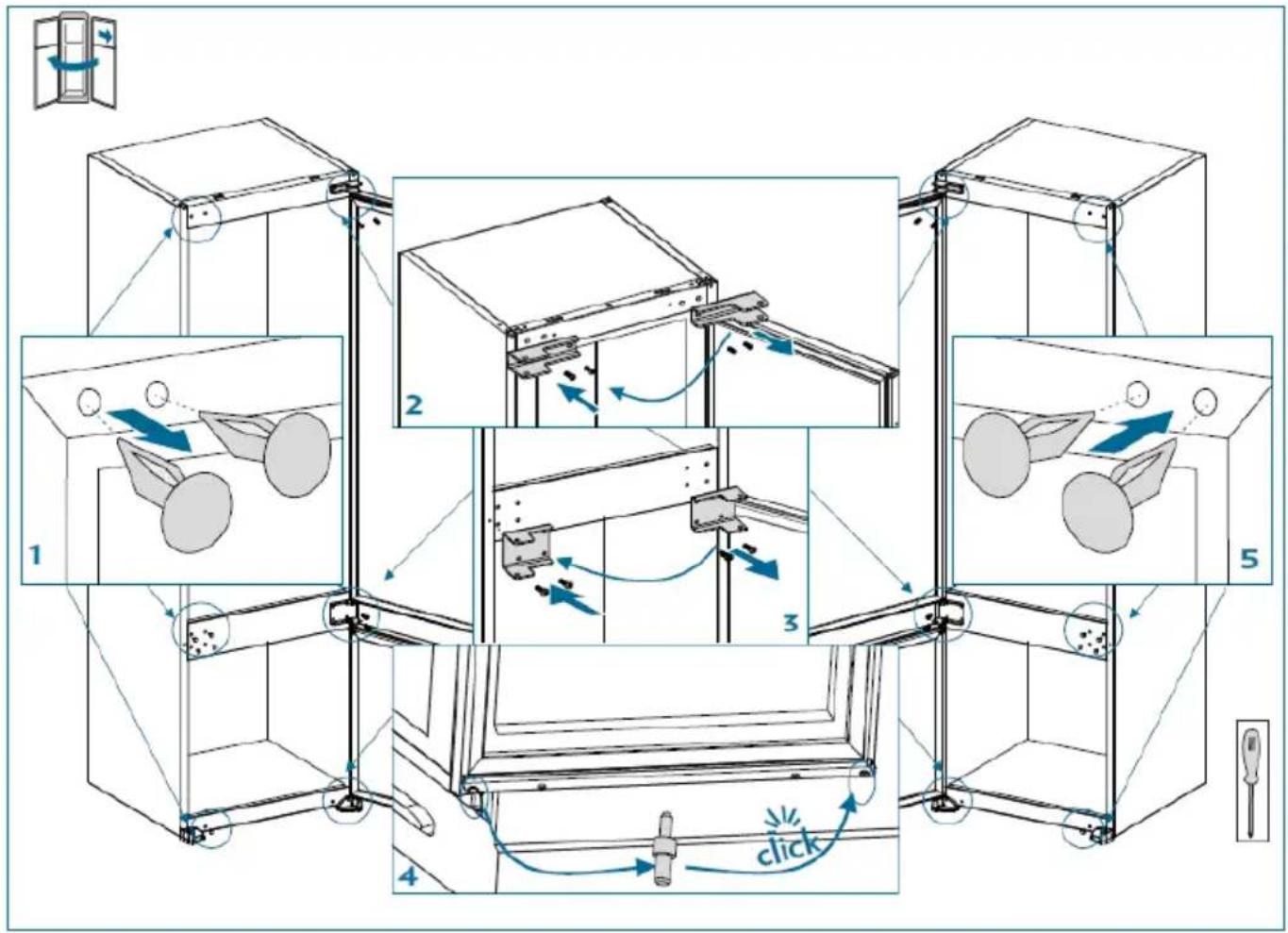 Support de fixation caisson en plastique Support de fixation caisson en métal Vis à métaux Vis à plastique/bois Glissière Guide glissière Patte de fixation latérale 1a (1 x) 1b (1 x) 2 (3 x) 3 (17 x) 4 (4 x) 5 (1 x) 6 (4 x) 7 (4 x) 8 (4 x) 9 (2 x) 10 (4 x) 11 (2 x) Joint caoutchouc latéral Vis cruciforme Cache glissière Vis plate cruciforme Vis à plastique/bois