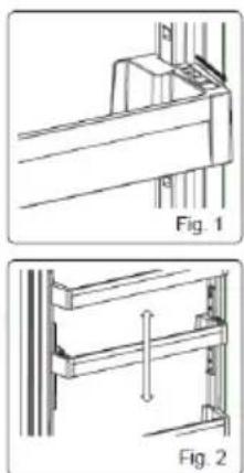 DE DIETRICH DRC1775EN - Positioning the small door trays - 2