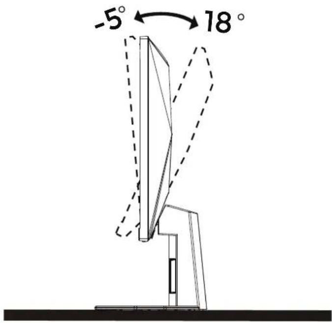 AOC 27G4HRE - Réglage de l'angle de visualisation - 1