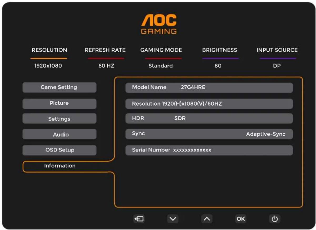 AOC 27G4HRE - Remarques : - 6