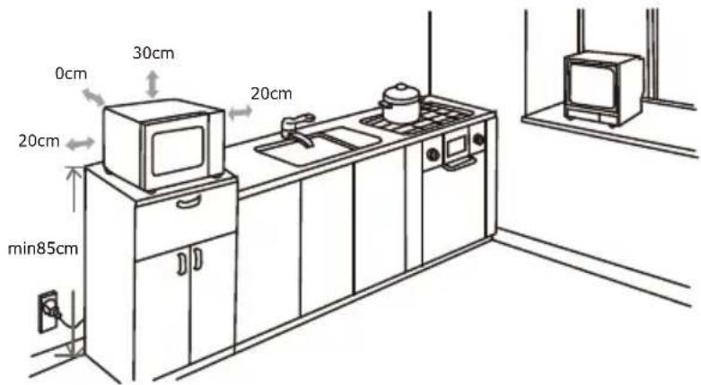 GORENJE MO20A3T4 - MONTIMI I FURRËS ME MIKROVALË - 1