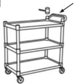 Royal Catering RC-PSTG3800 - SERVING TROLLEY - 9
