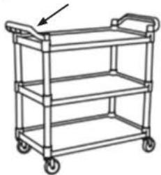 Royal Catering RC-PSTG3800 - SERVING TROLLEY - 10