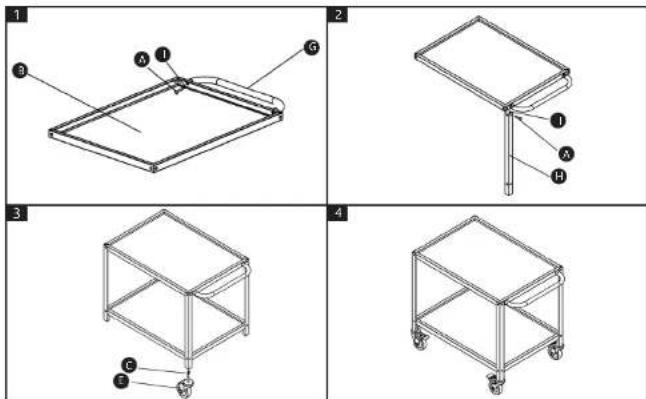 Royal Catering RCGW-12 - SERVICE TROLLEY - 5