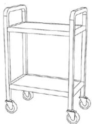 Royal Catering RCSW-3R.2K - TROLLEY - 12