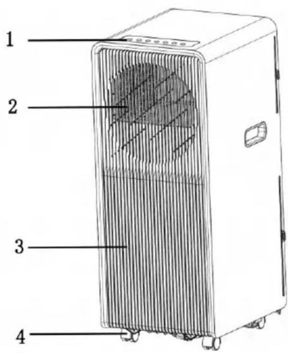 BEKO BP409C - Nome dei componenti - 1